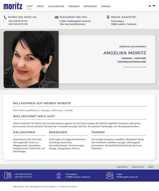 Angelika Moritz Training Coaching, Laatzen
